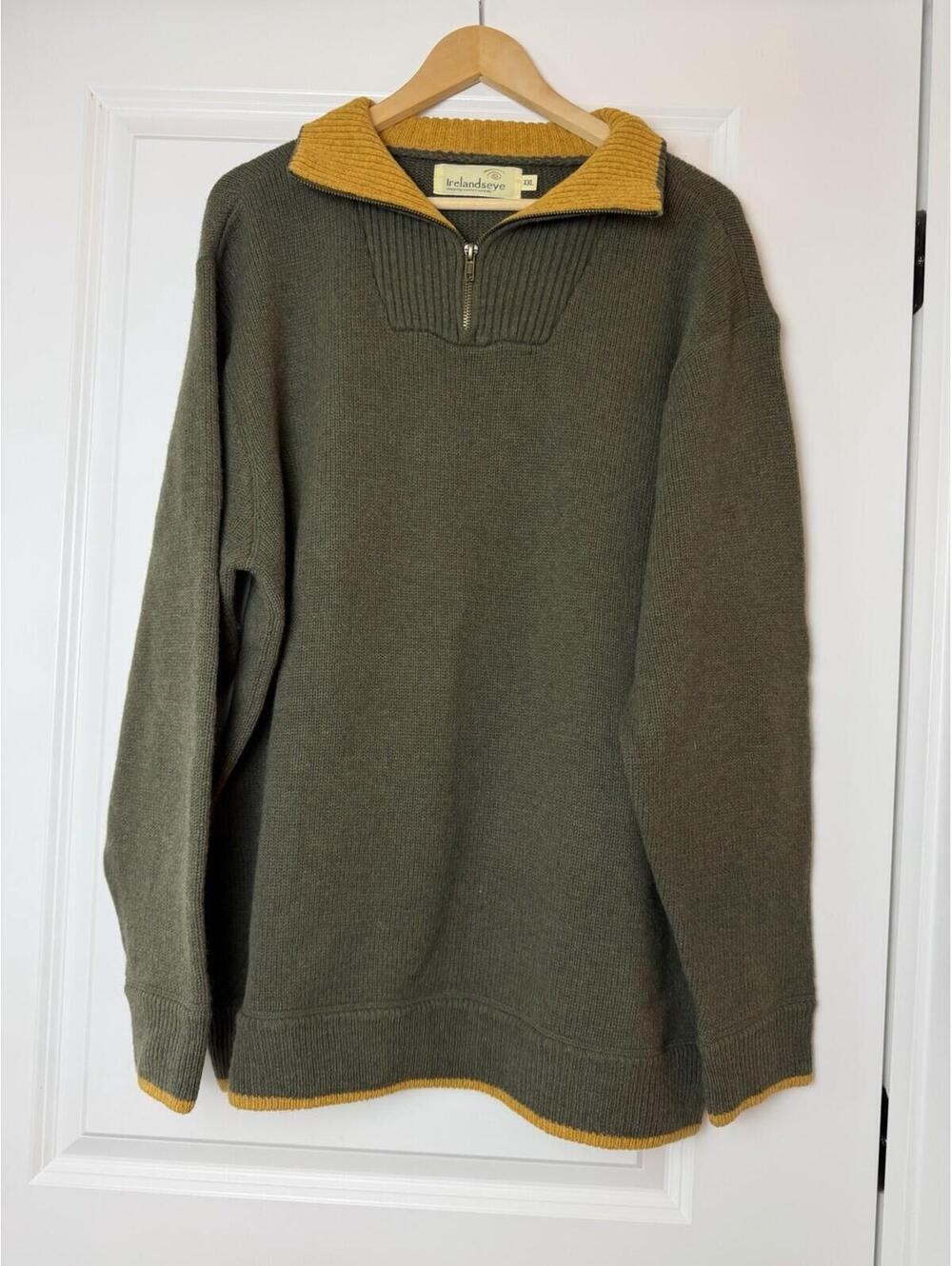 Ireland’s Eye 100% Wool Sweater Old Money Vintage Size XXL